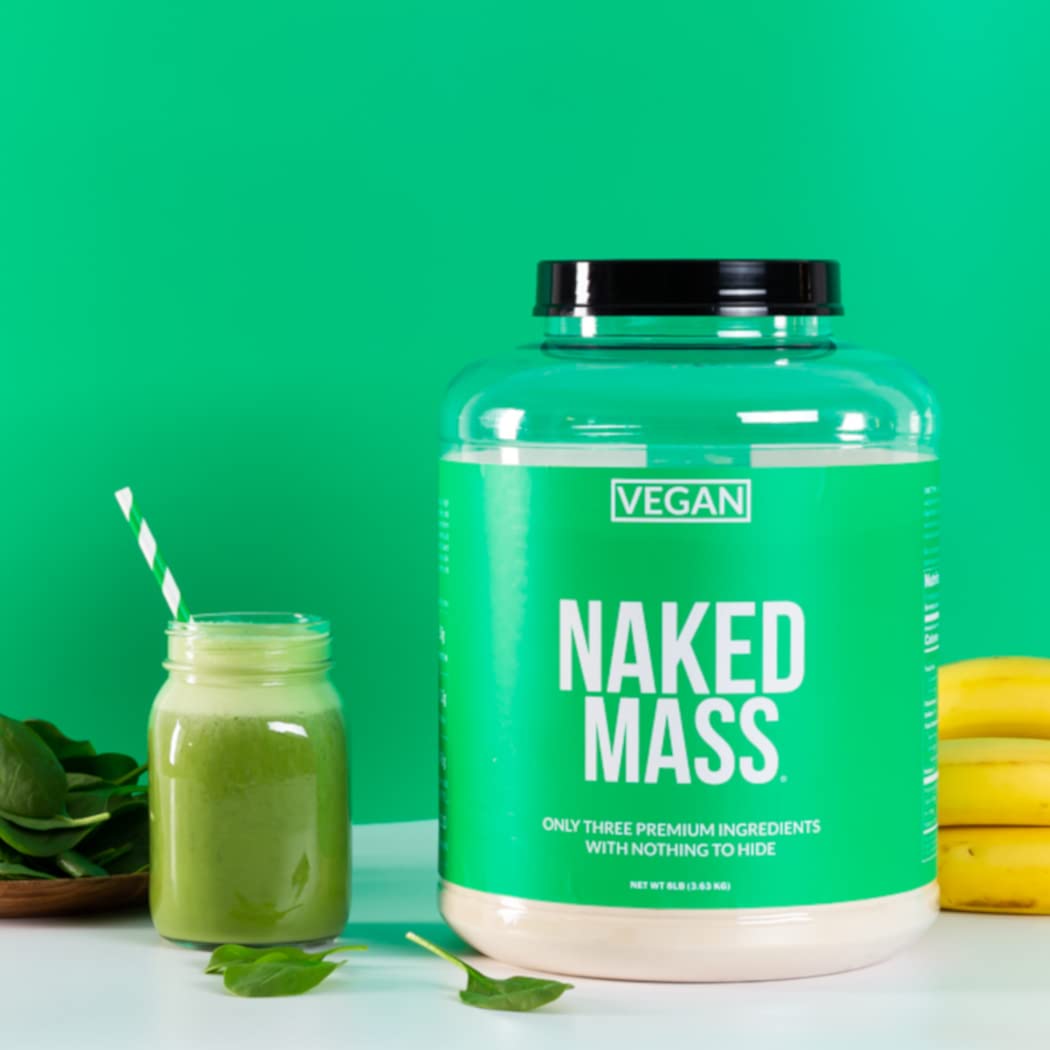 NAKED Vegan Mass - Natural Vegan Weight Gainer Protein Powder