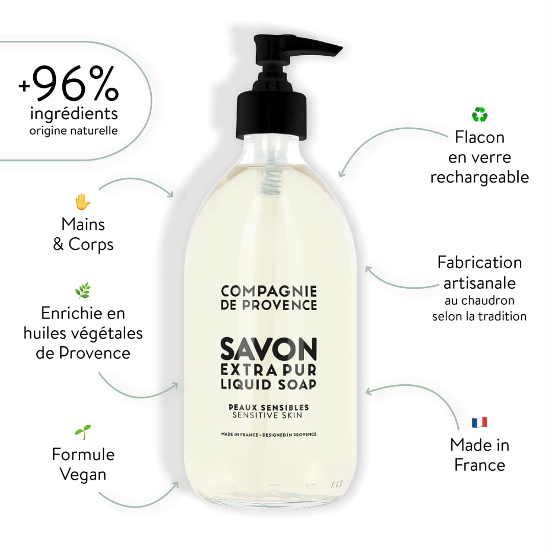 Compagnie de Provence Savon de Marseille - Extra Pure 16 Fl oz