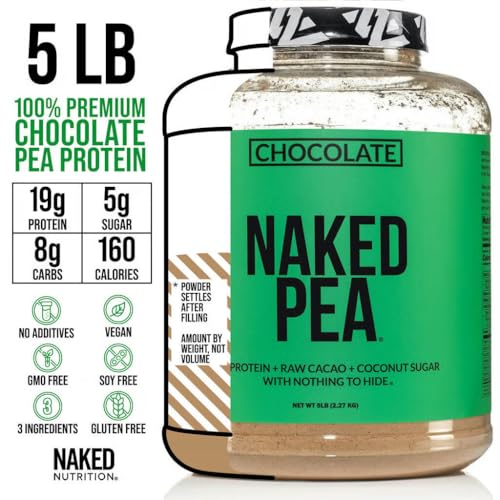 NAKED Pea - 5LB 100% Pea Protein Powder from North American Farms