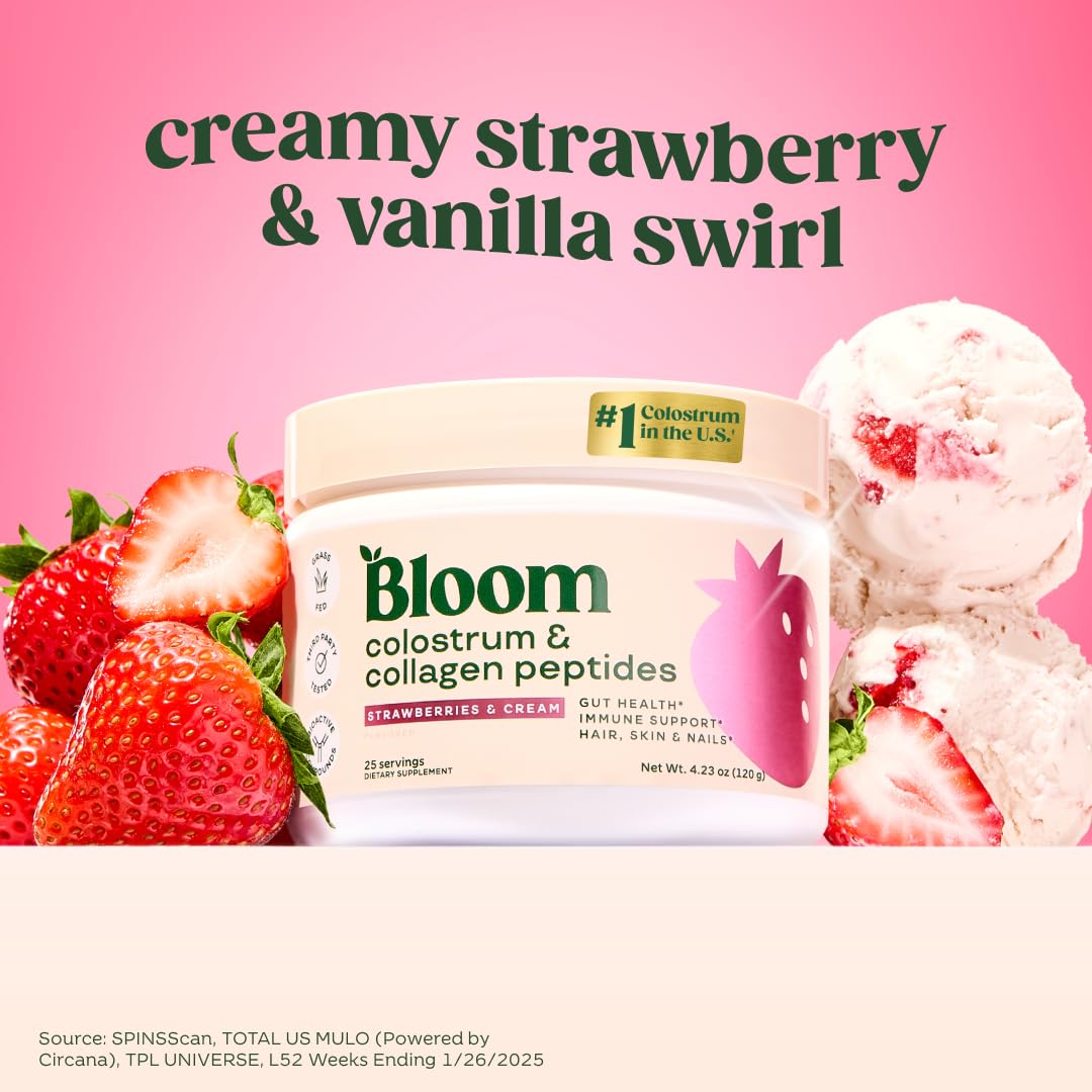 Bloom Nutrition Bovine Colostrum Powder