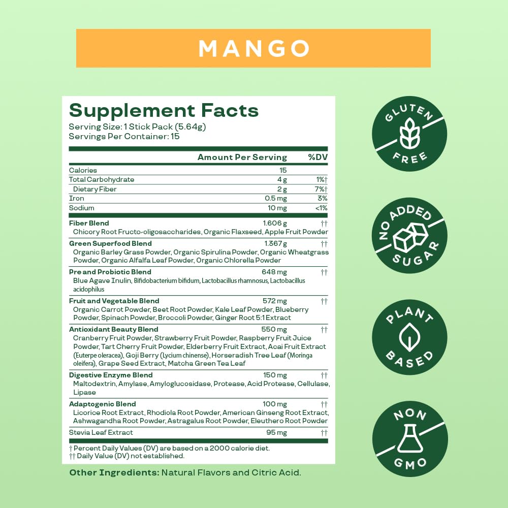 Bloom Nutrition Greens and Superfoods Powder