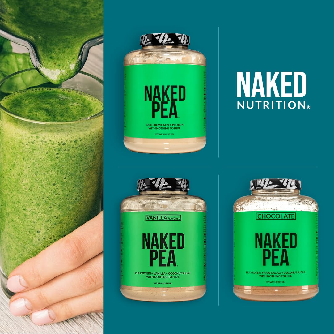 NAKED Pea - 5LB 100% Pea Protein Powder from North American Farms