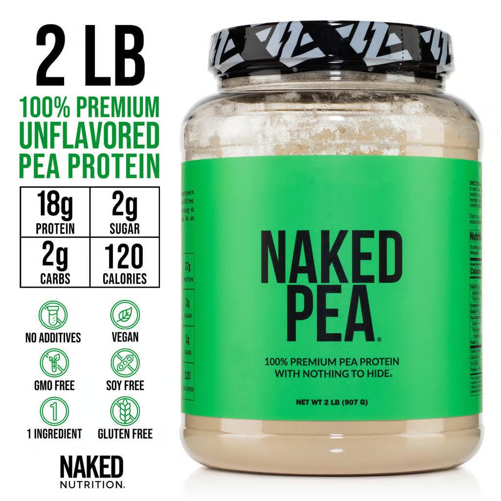 NAKED Pea - 5LB 100% Pea Protein Powder from North American Farms