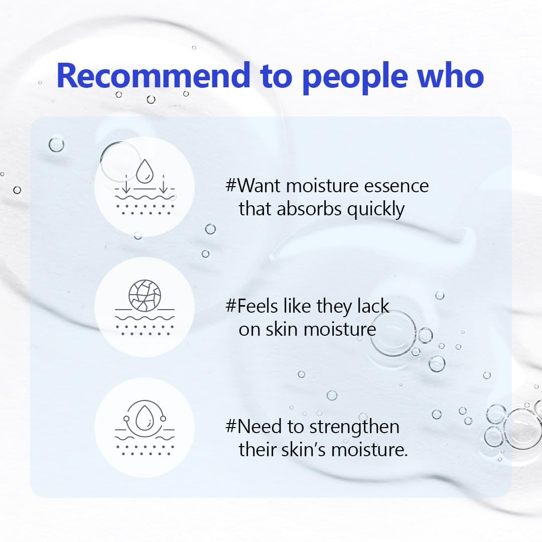 ISNTREE Hyaluronic Acid Water Essence 50ml 1.69 fl.oz | Water Serum | Replenishes moisture | Non-sticky finish