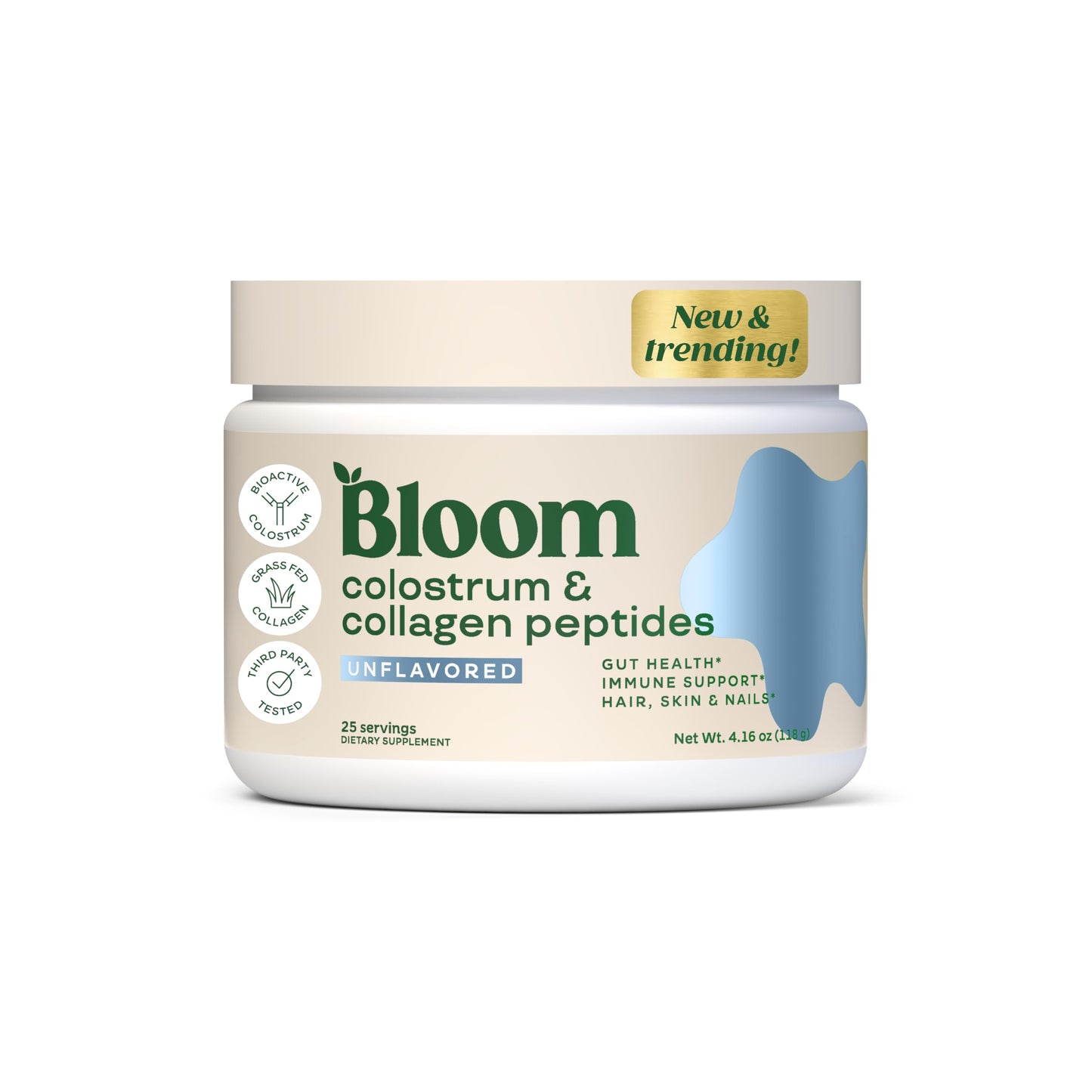 Bloom Nutrition Bovine Colostrum Powder