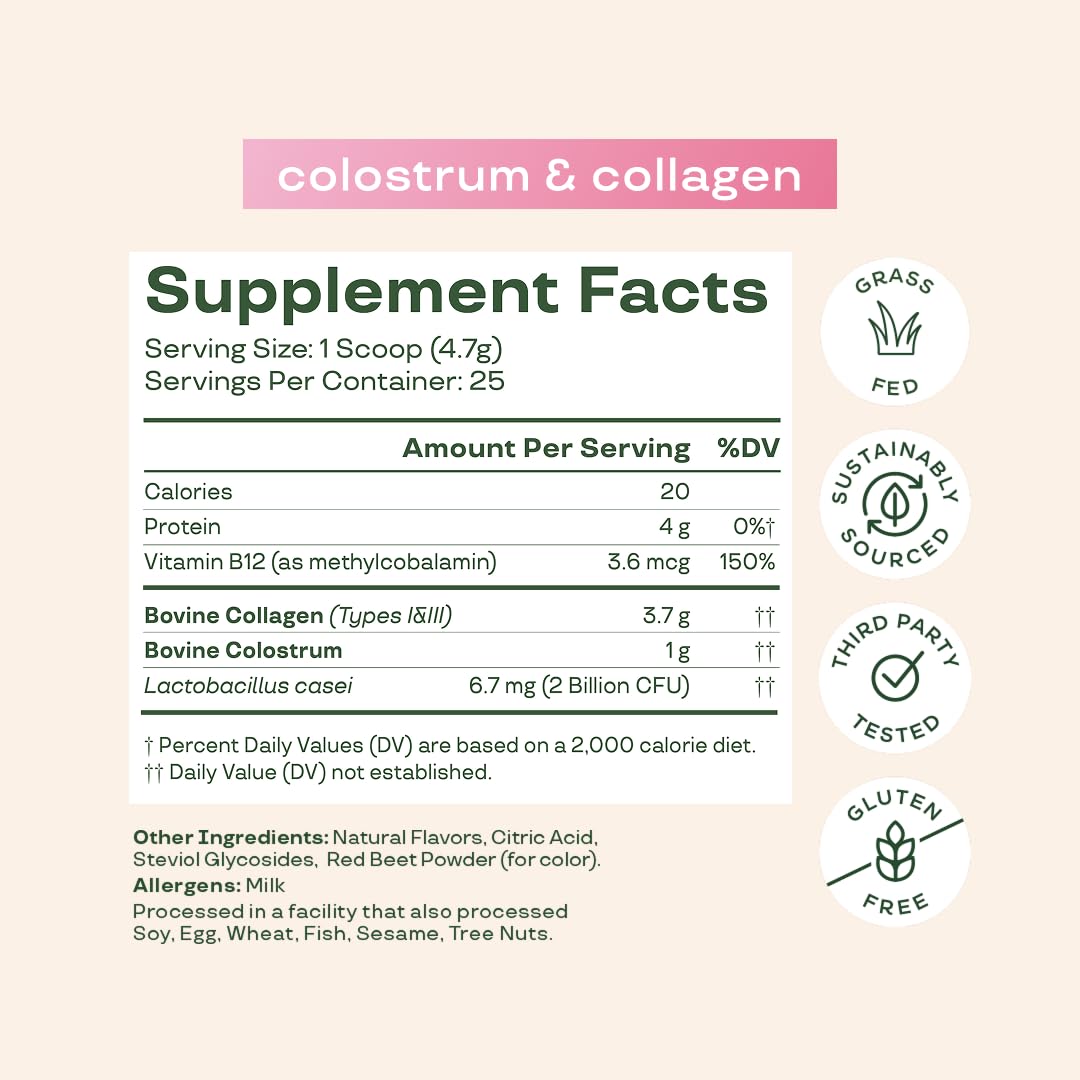 Bloom Nutrition Bovine Colostrum Powder