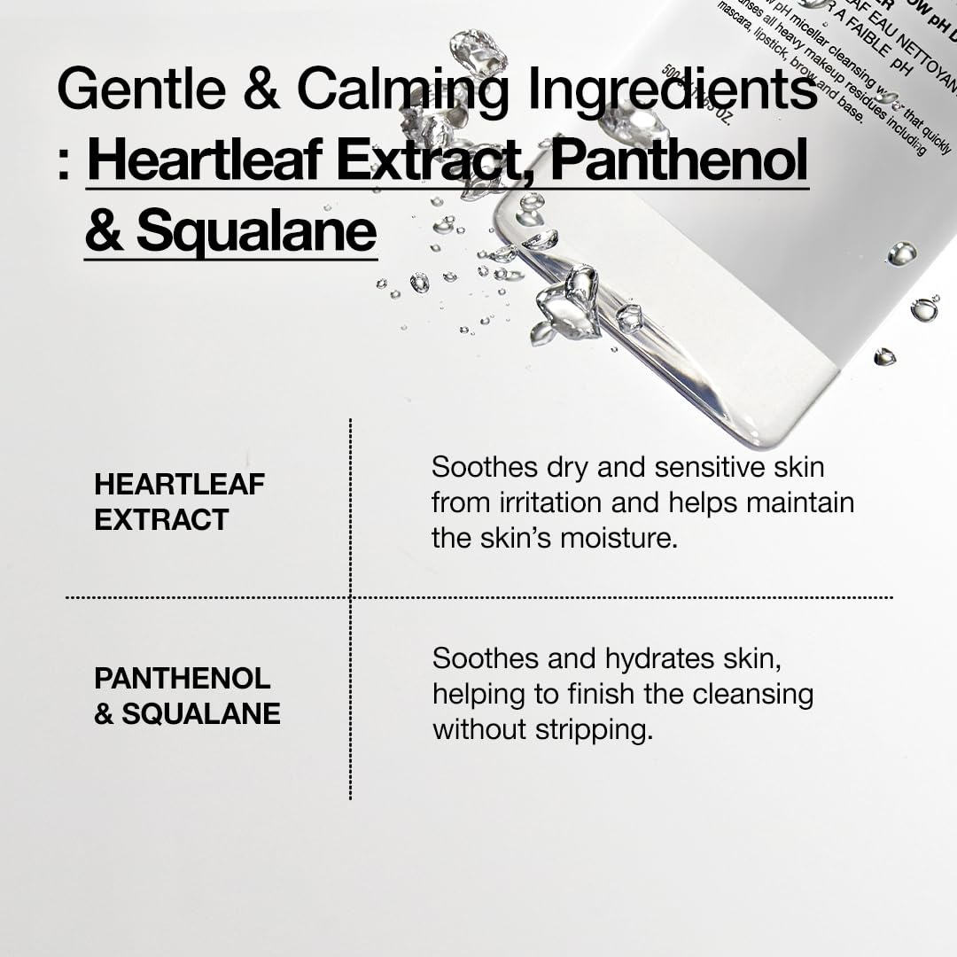 Anua Heartleaf Low pH Deep Cleansing Water