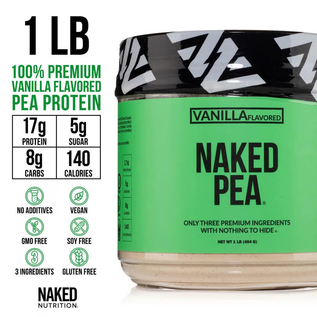 NAKED Pea - 5LB 100% Pea Protein Powder from North American Farms