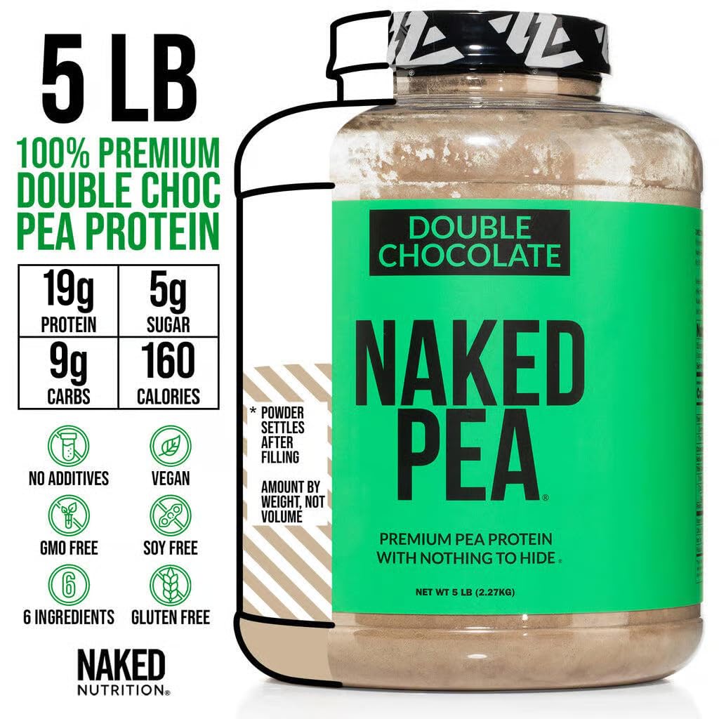 NAKED Pea - 5LB 100% Pea Protein Powder from North American Farms