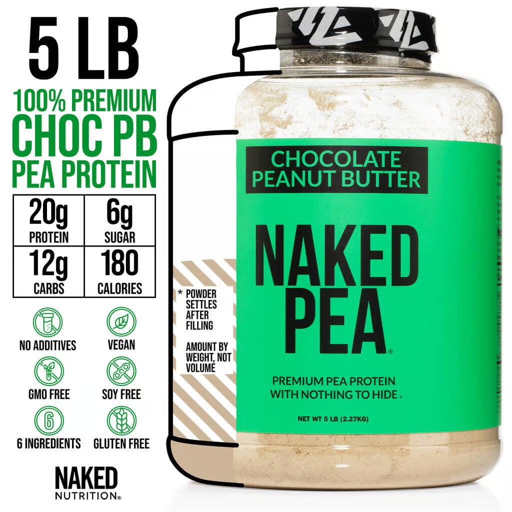 NAKED Pea - 5LB 100% Pea Protein Powder from North American Farms