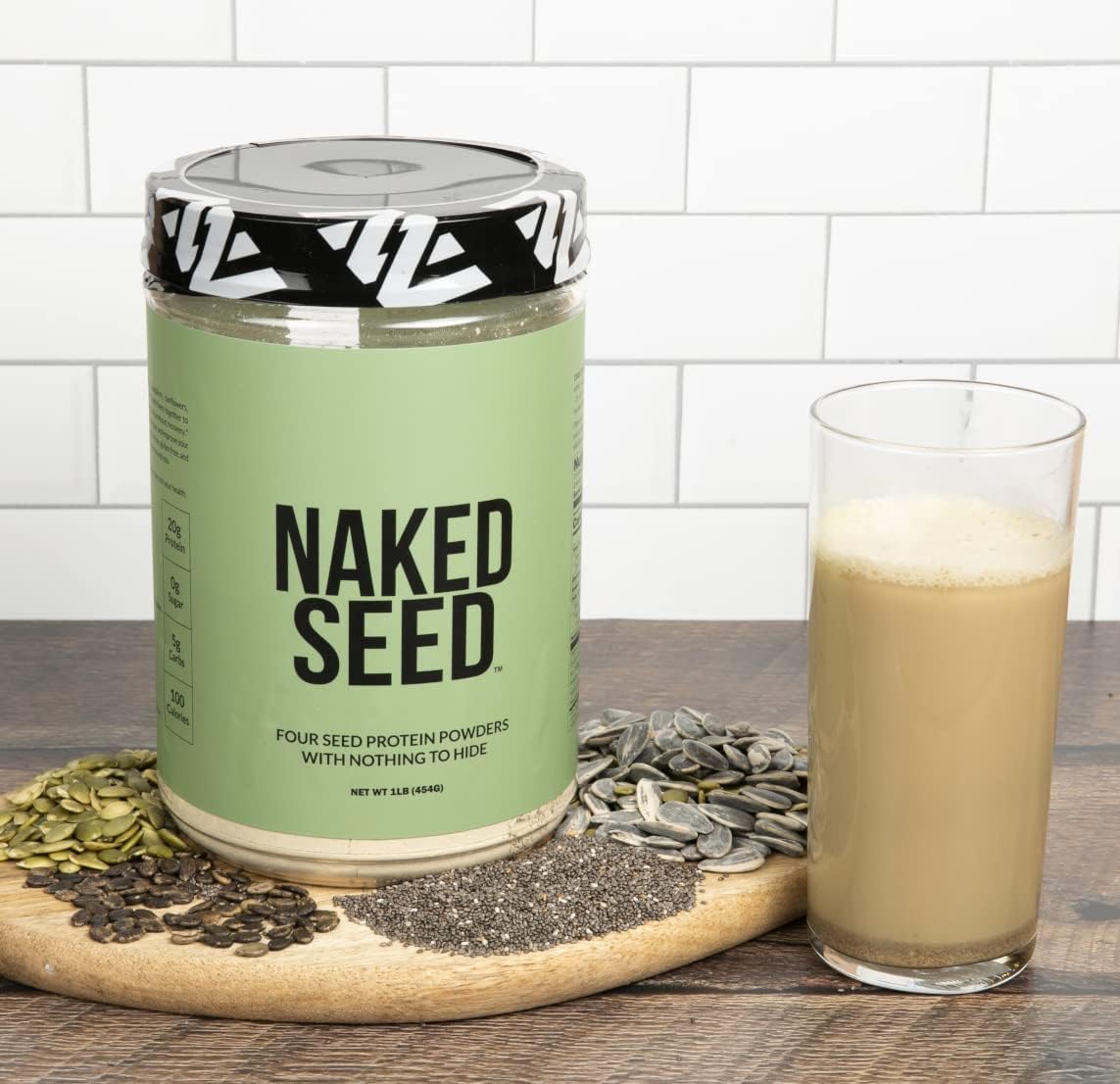 Naked Seed - 4 Seed Protein Powder - Chia, Watermelon, Sunflower, Pumpkin
