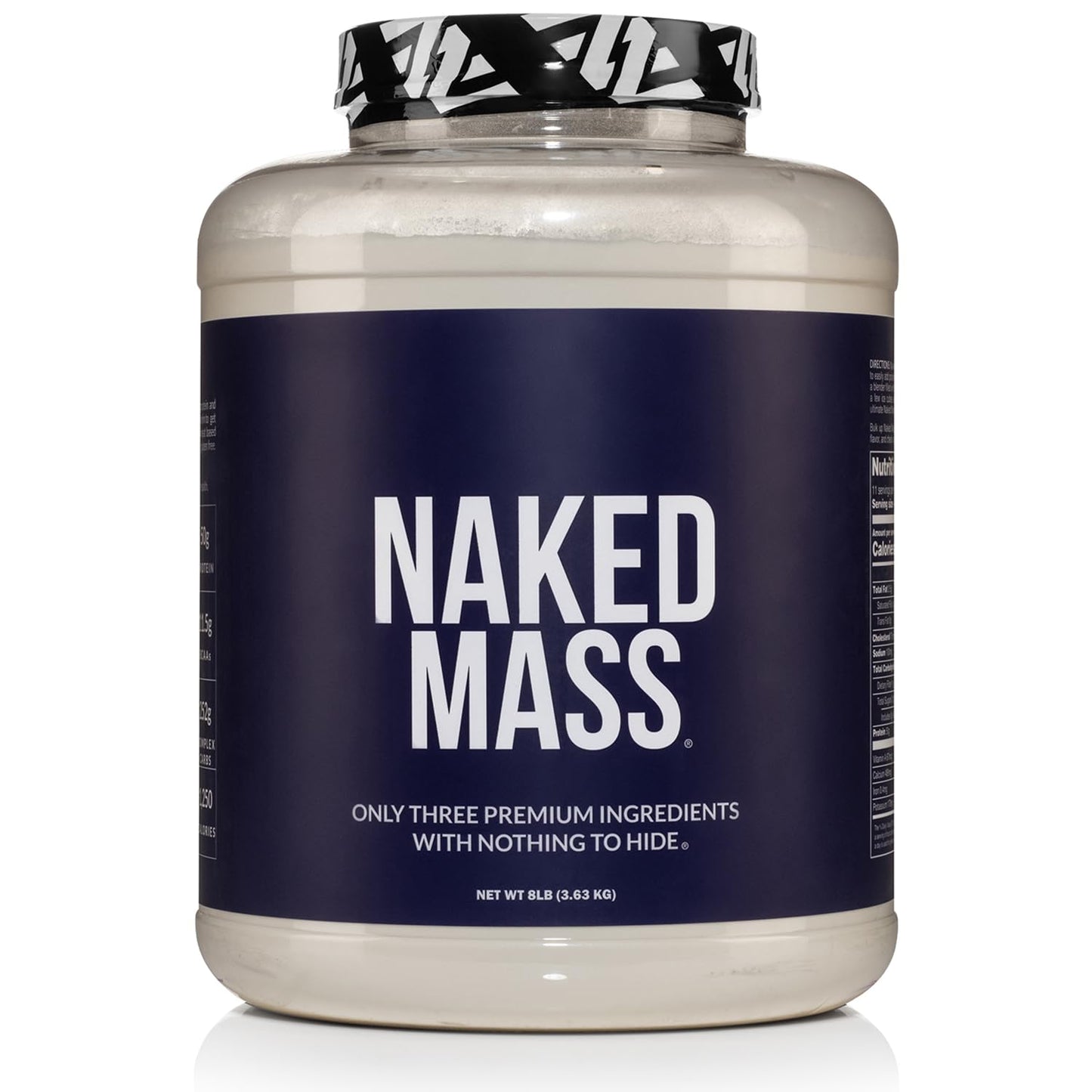 NAKED Chocolate Mass Gainer - All Natural Weight Gainer Protein Powder