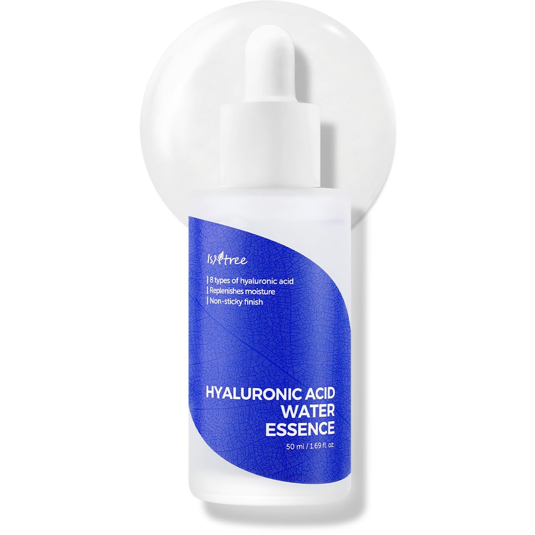ISNTREE Hyaluronic Acid Water Essence 50ml 1.69 fl.oz | Water Serum | Replenishes moisture | Non-sticky finish