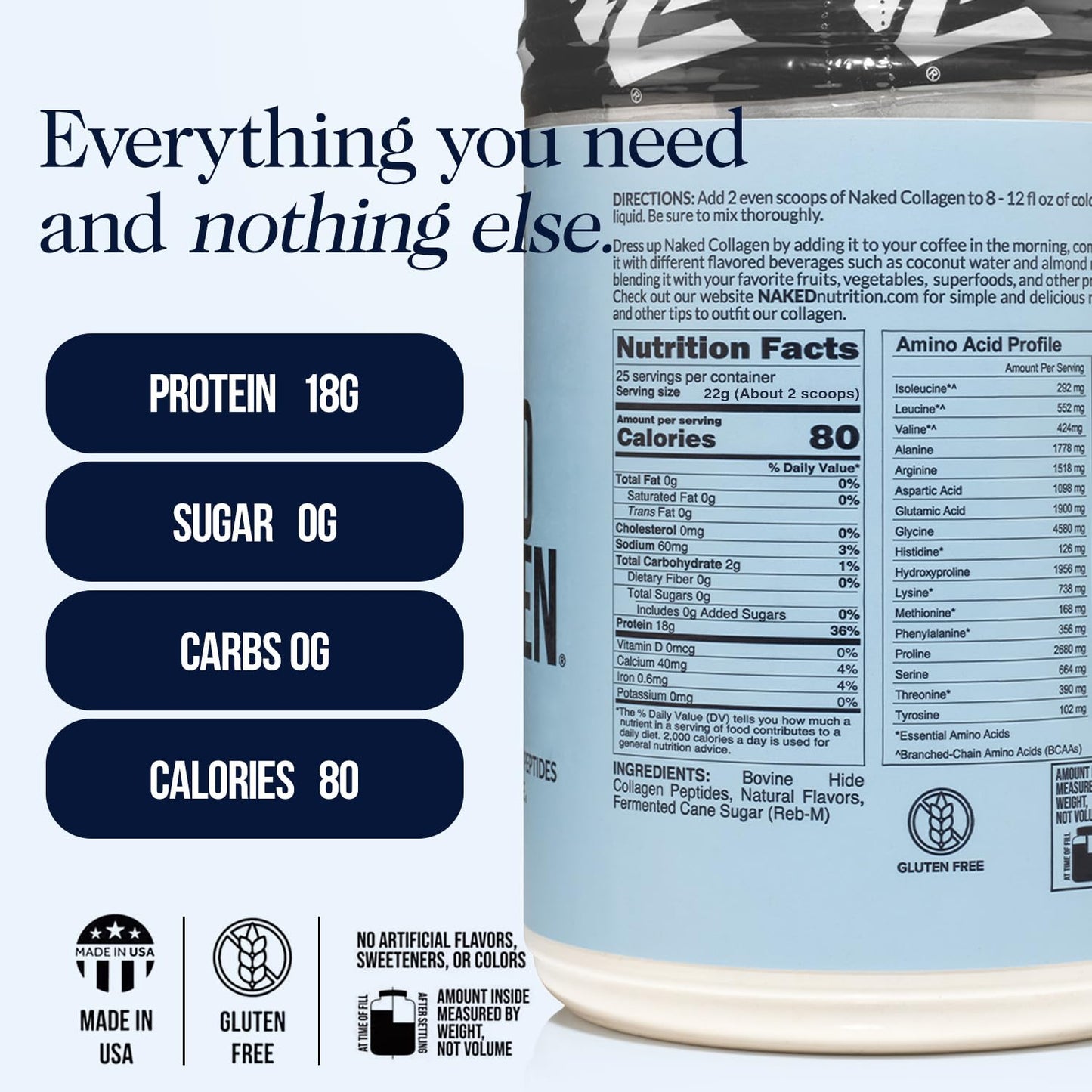 NAKED Collagen Peptides Powder