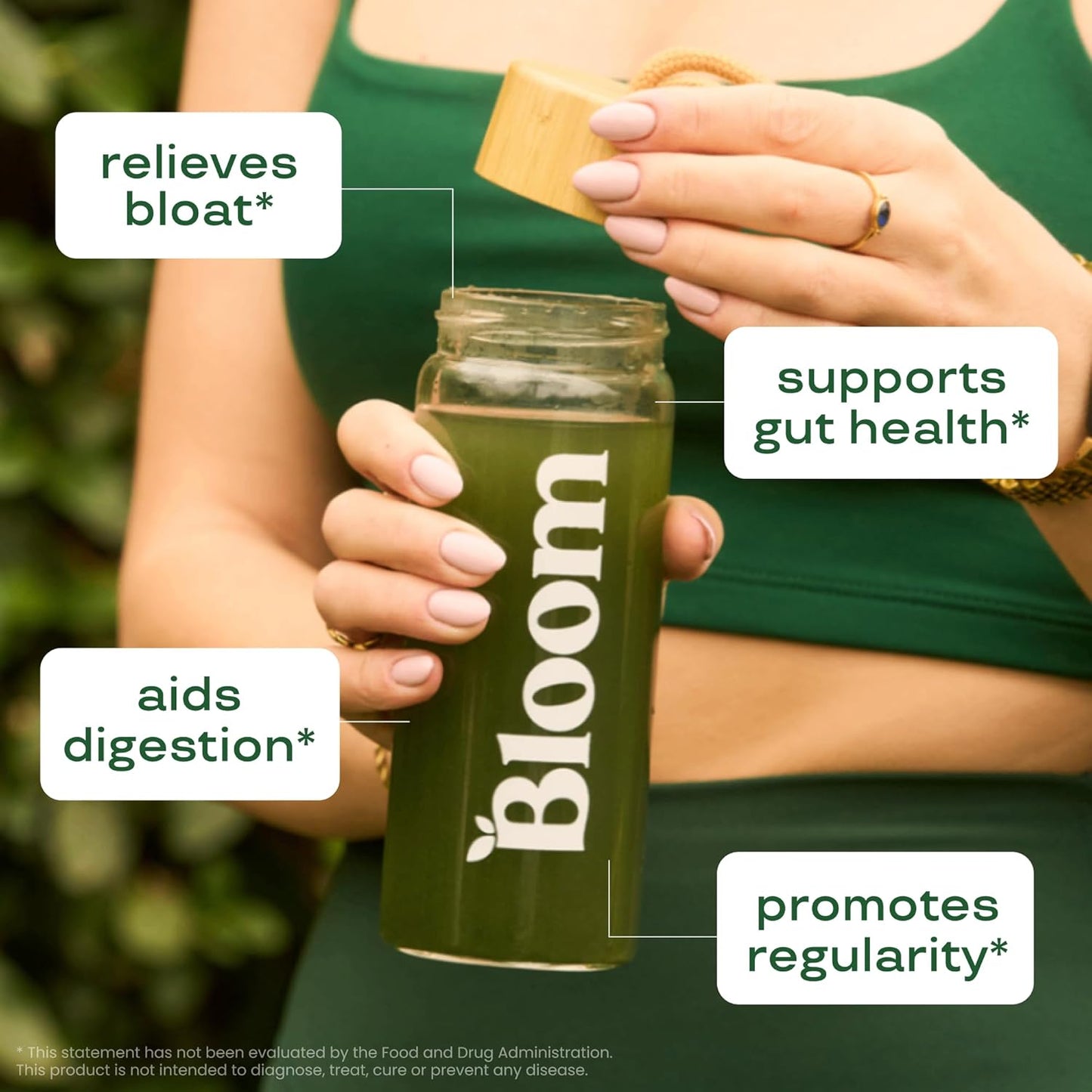 Bloom Nutrition Superfood Greens Powder Stick Packs, Digestive Enzymes with Probiotics and Prebiotics, Gut Health, Bloating Relief for Women, Chlorella, Green Juice Mix, 12 SVG, Variety
