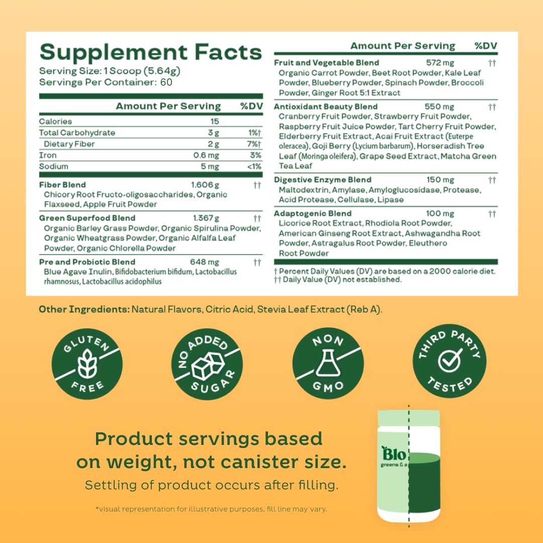Bloom Nutrition Greens and Superfoods Powder