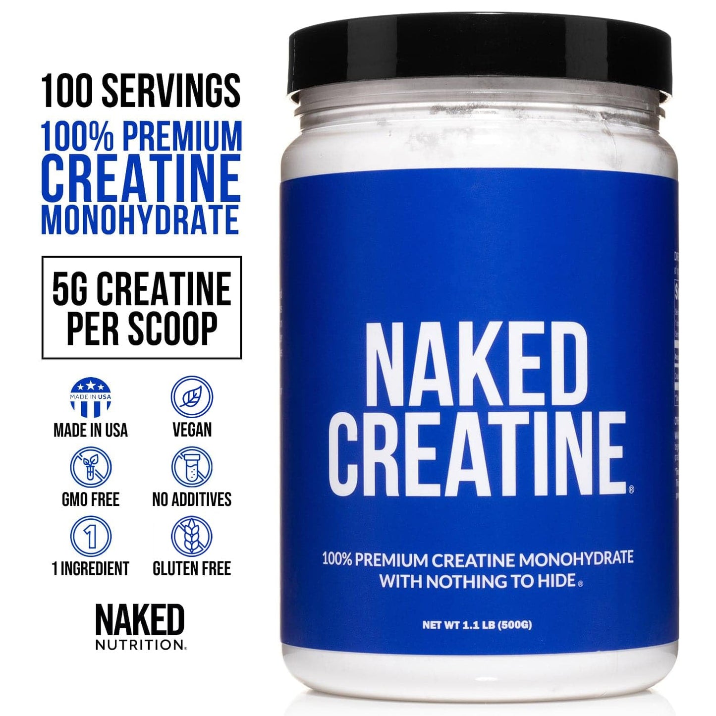 NAKED Pure Micronized Creatine Monohydrate
