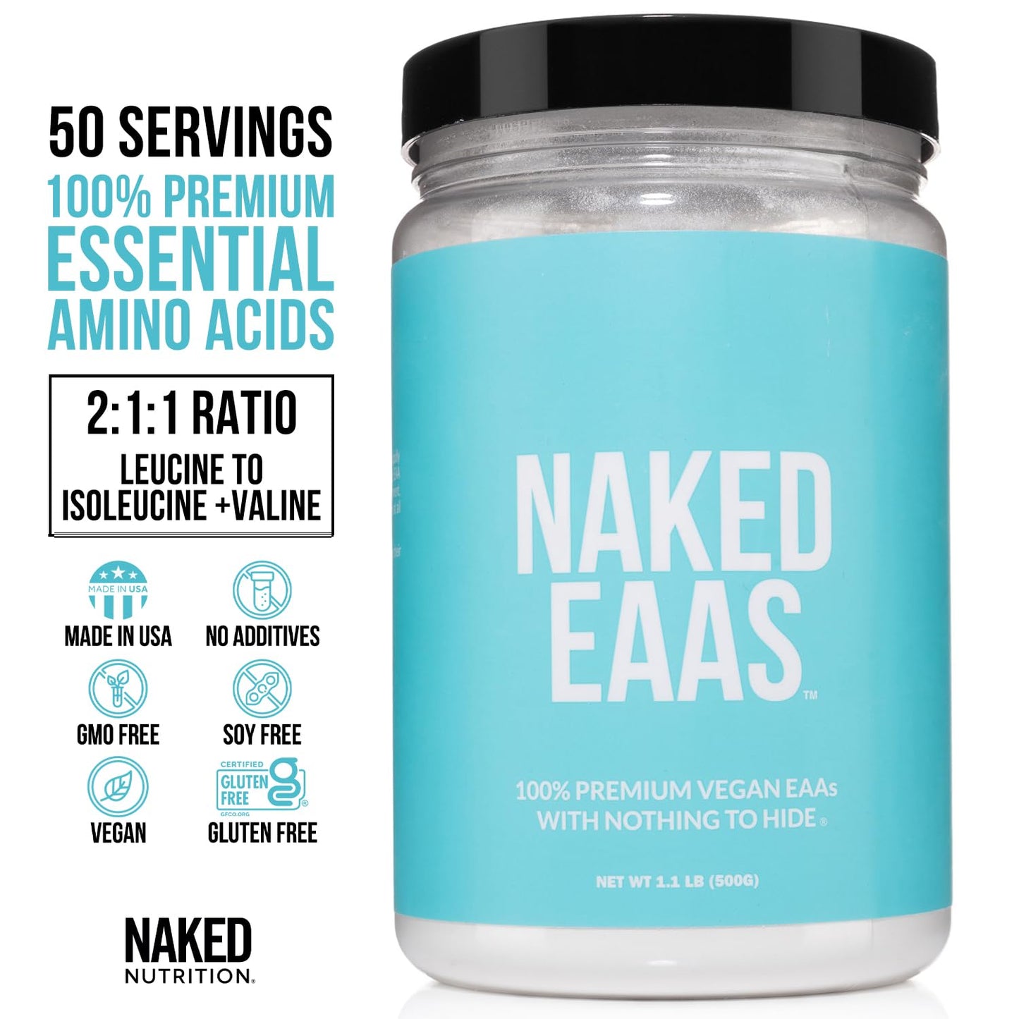 NAKED EAAs Amino Acids Powder