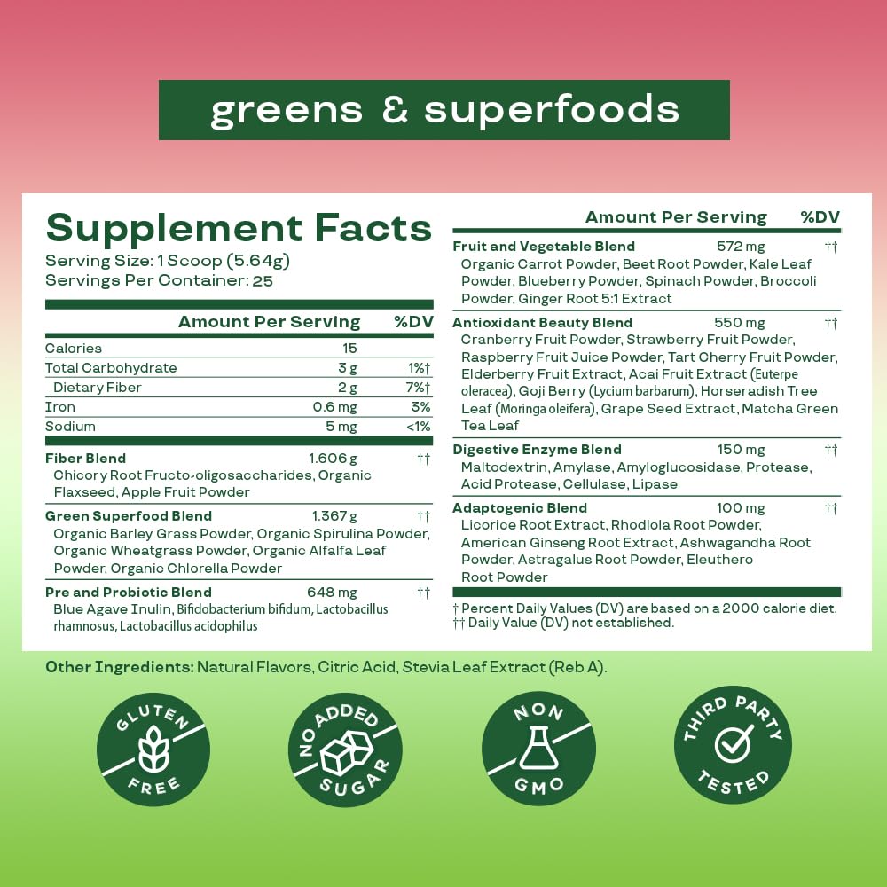 Bloom Nutrition Greens and Superfoods Powder