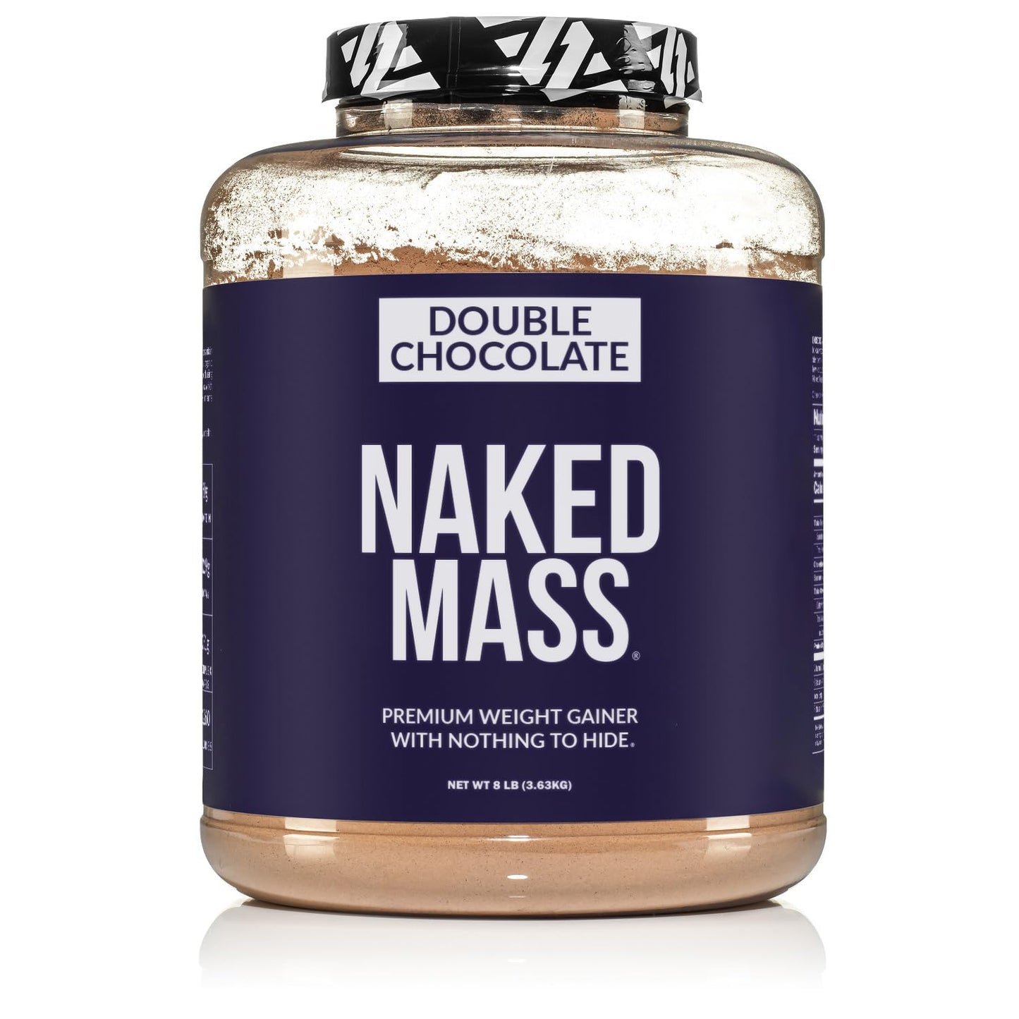 NAKED Chocolate Mass Gainer - All Natural Weight Gainer Protein Powder
