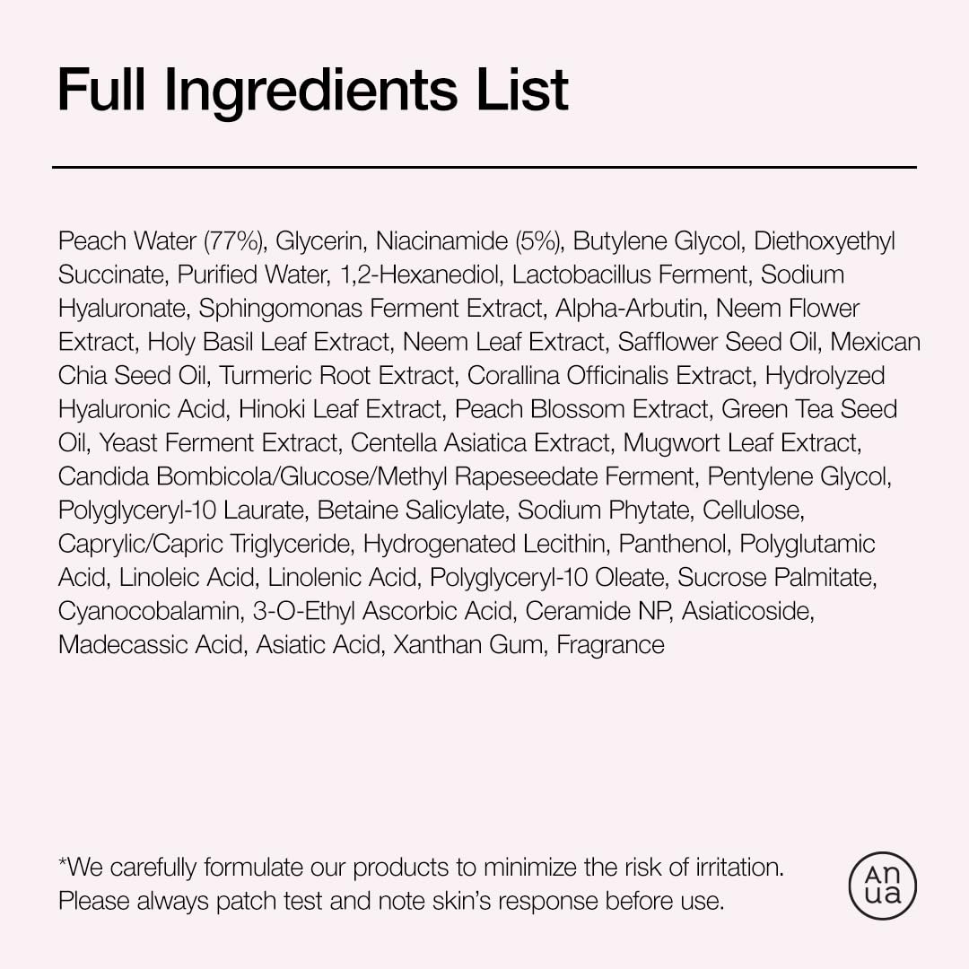 Anua Peach 70 Niacinamide Serum