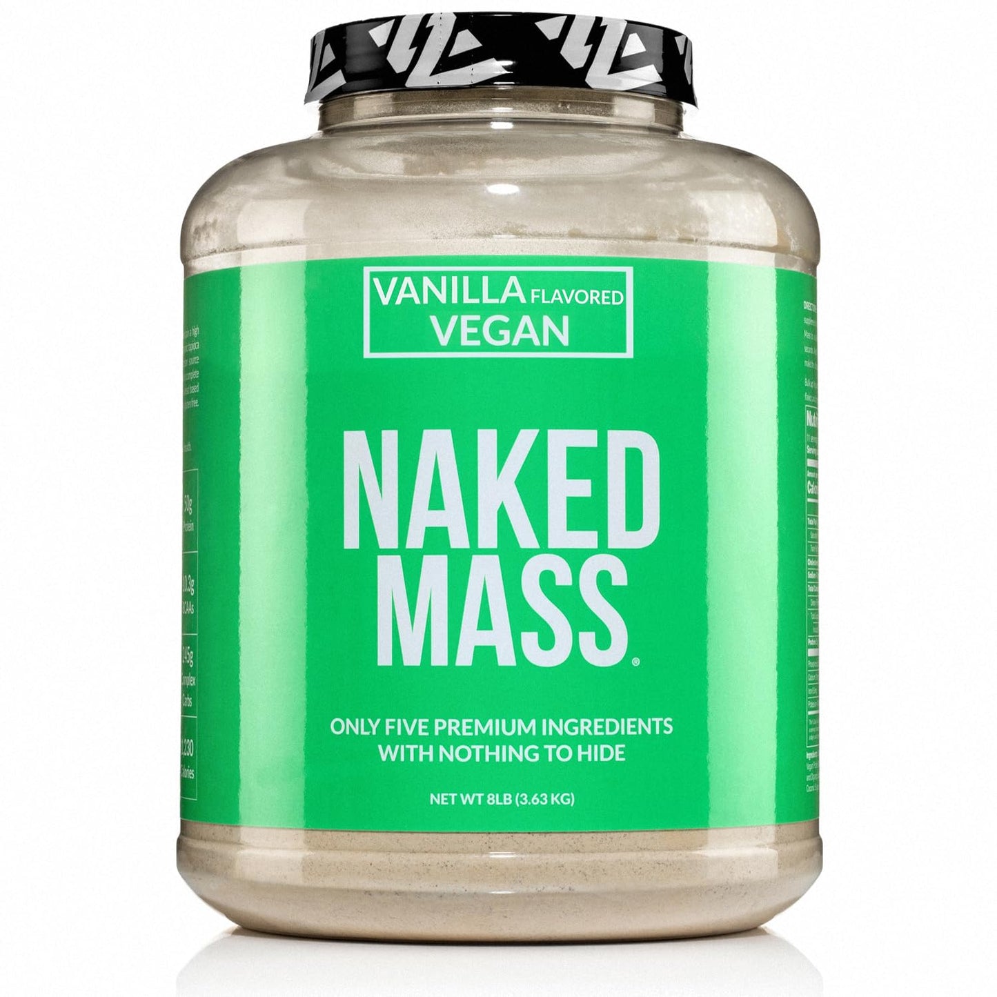 NAKED Vegan Mass - Natural Vegan Weight Gainer Protein Powder