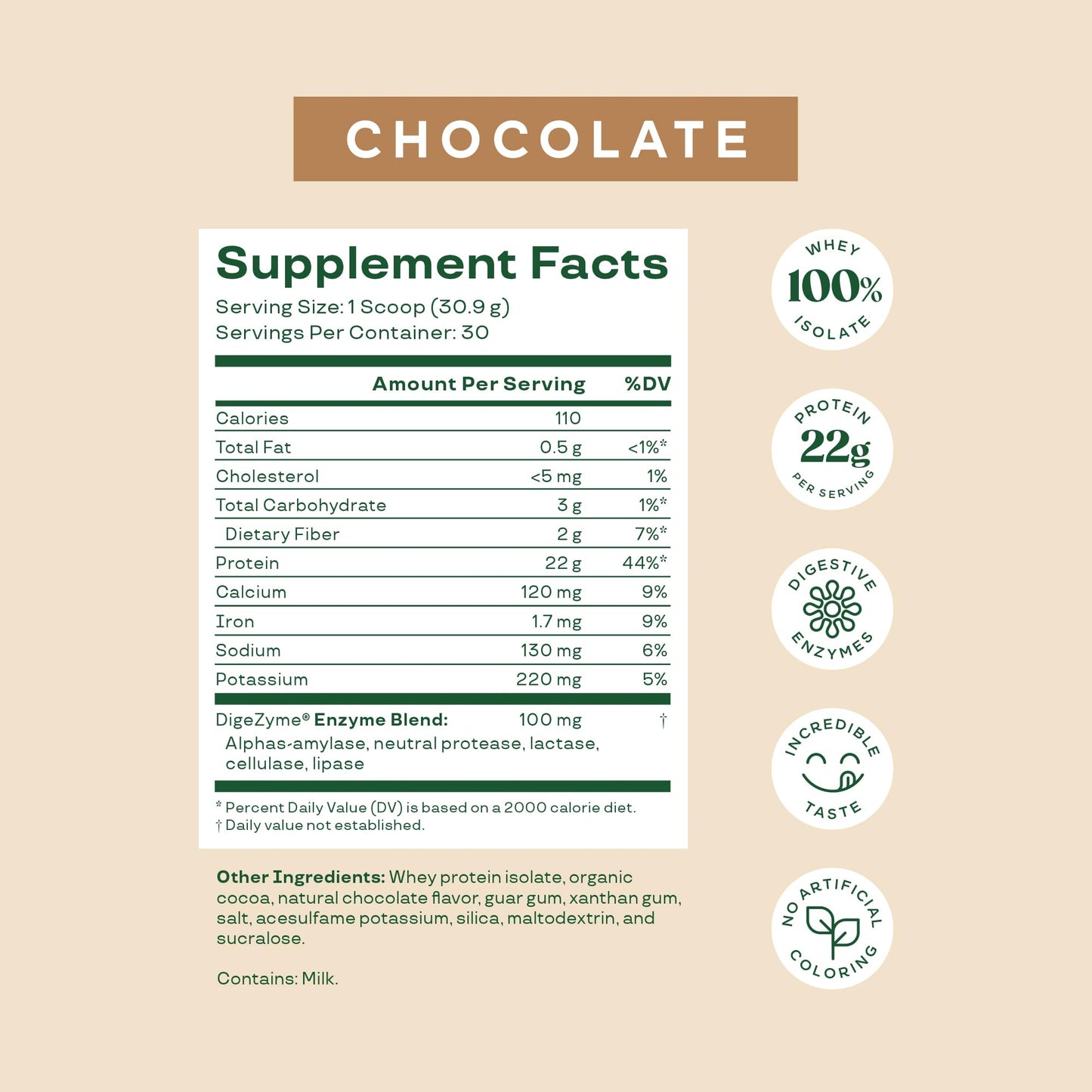 Bloom Nutrition Whey Isolate Protein Powder