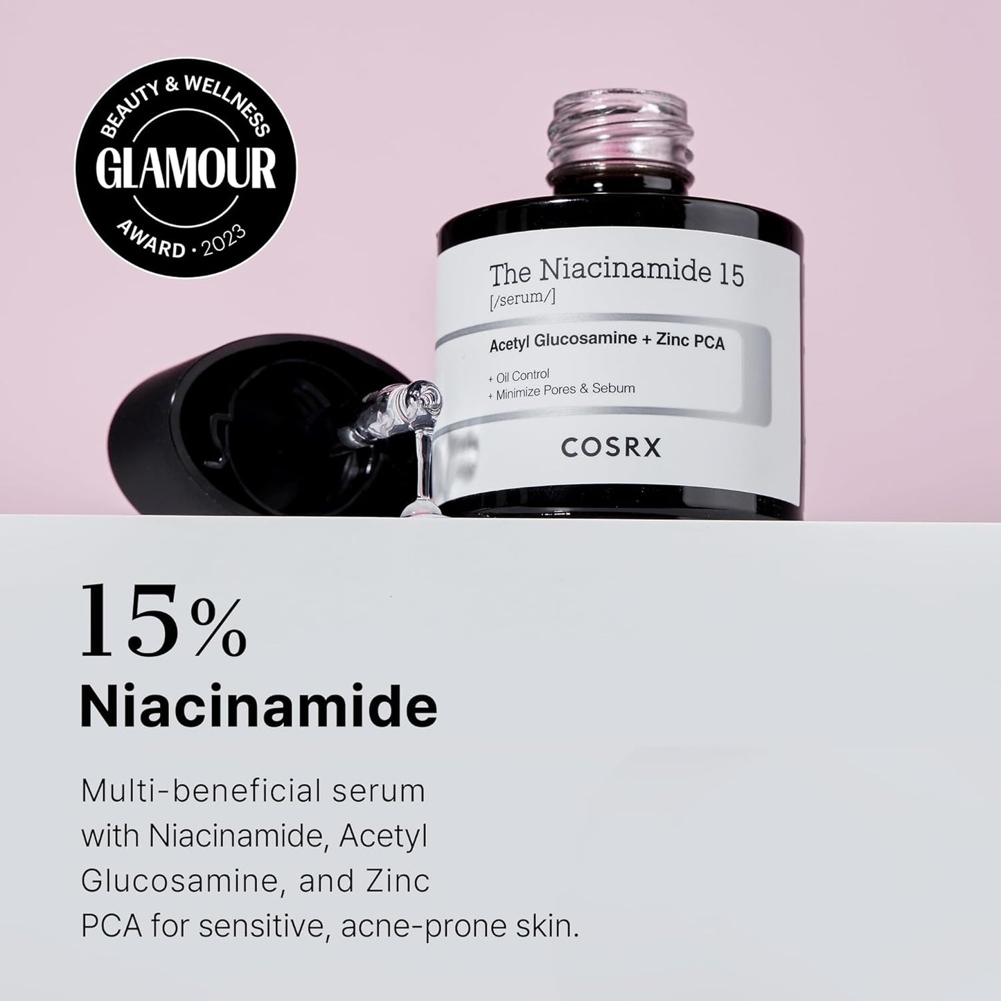 COSRX 15% Niacinamide Face Serum, Pore Minimizer Serum