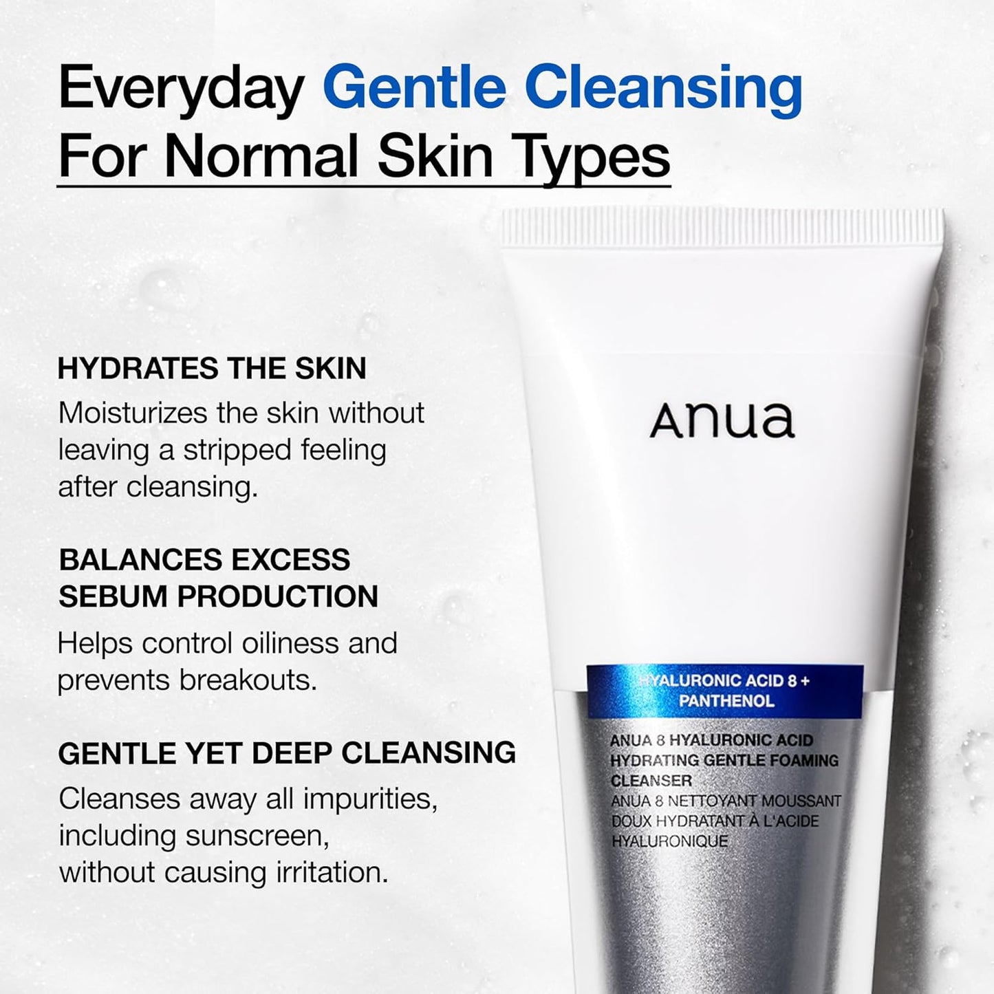 Anua Hydrating Gentle Foaming Cleanser