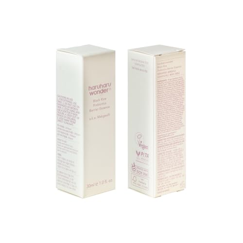 haruharu Wonder Black Rice Probiotics Barrier Essence 4.05 fl. oz., Essence Toner to Strengthen Skin Barrier with Ceramides, Fermented Ingredients, Milky Essence, Moisturizing, Plumping