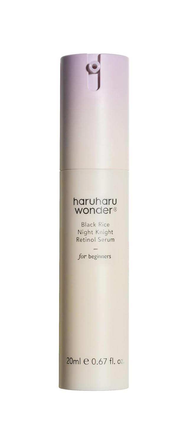 HARUHARU wonder Black Rice Night Knight Retinol Serum, Refining & Smoothing, Firms Skin, Reduces Fine Lines, Hydrating Formula, 20ml
