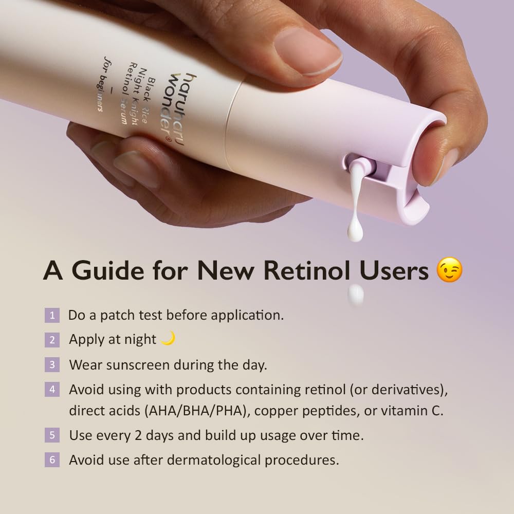 haruharu wonder 5 Ceramide Barrier Moisturizing Cream & Night Knight Retinol Serum Bundle