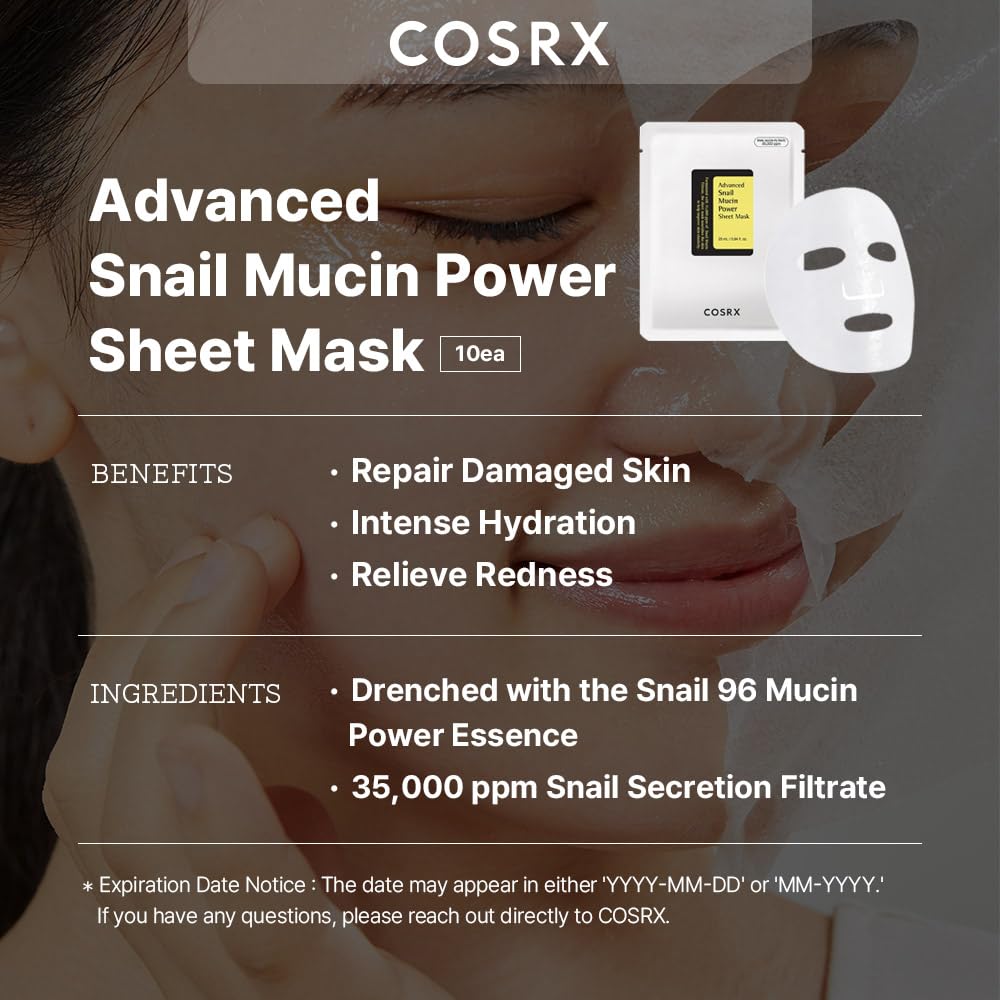 COSRX Snail Mucin Sheet Mask