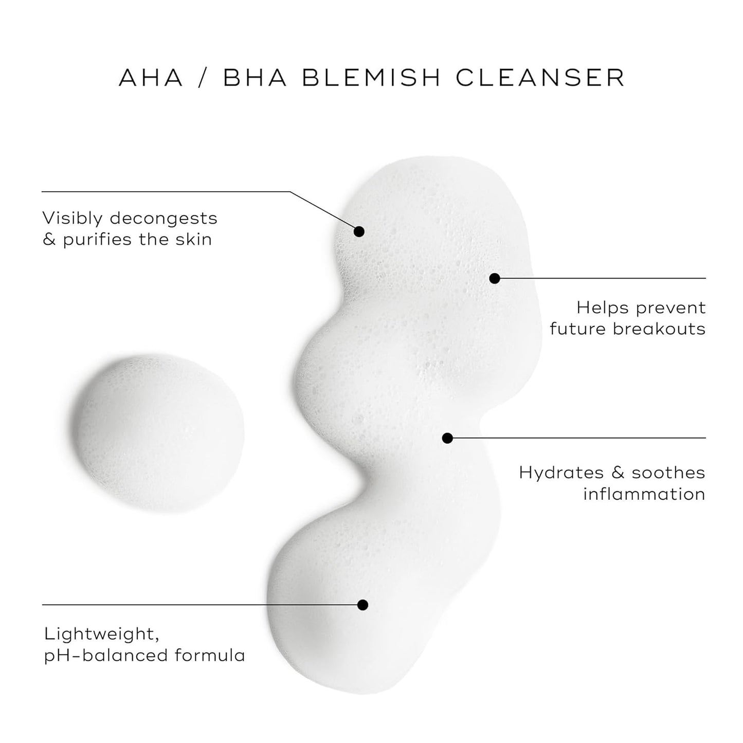 Medik8 Clarifying Foam - Lightweight Exfoliating AHA and BHA Face Cleanser - Salicylic Acid and Nicacinamide - Gentle Foaming Facial Cleanser - 5 oz