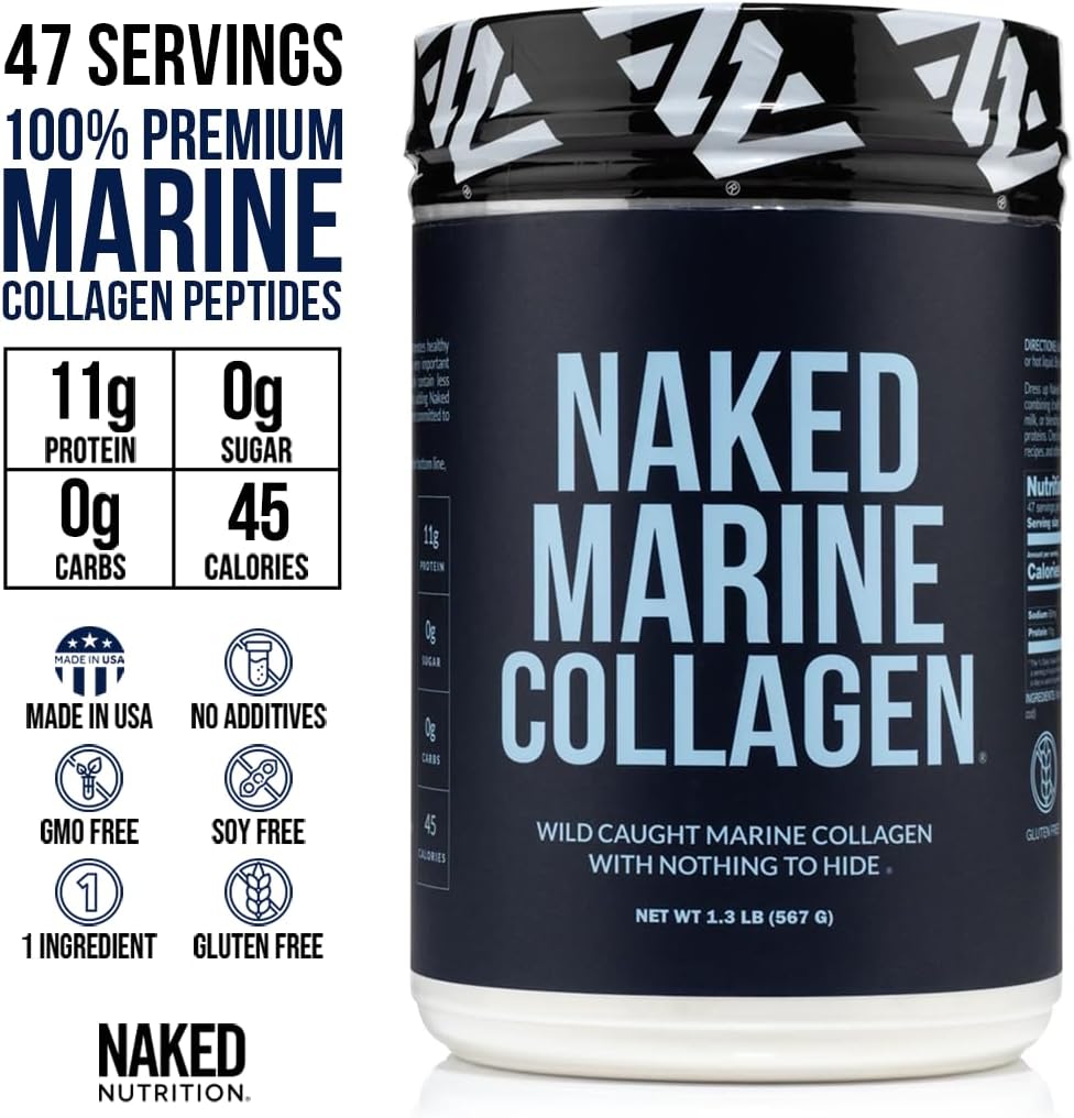 NAKED Marine Collagen Peptides Protein Powder - from Wild Caught Cod