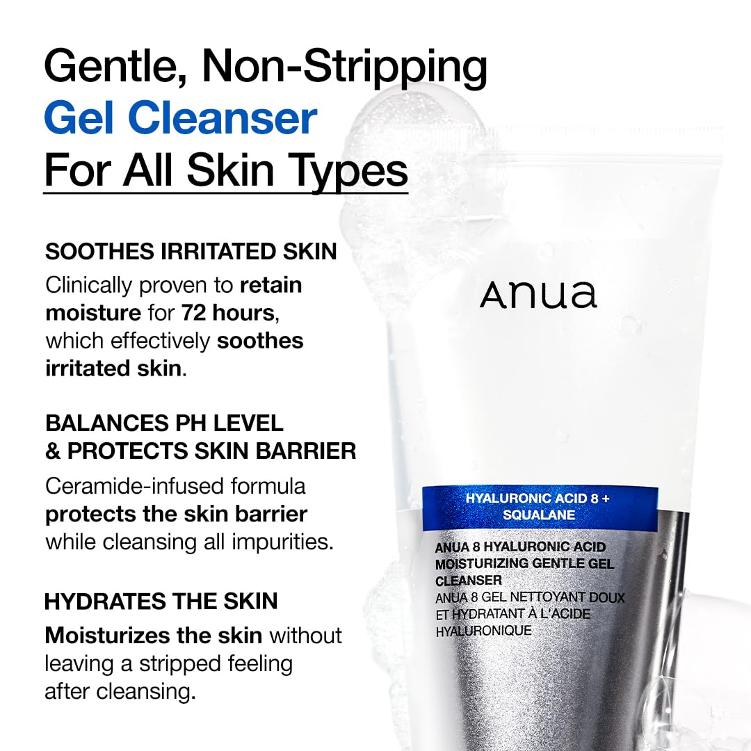Anua Moisturizing Gentle Gel Cleanser