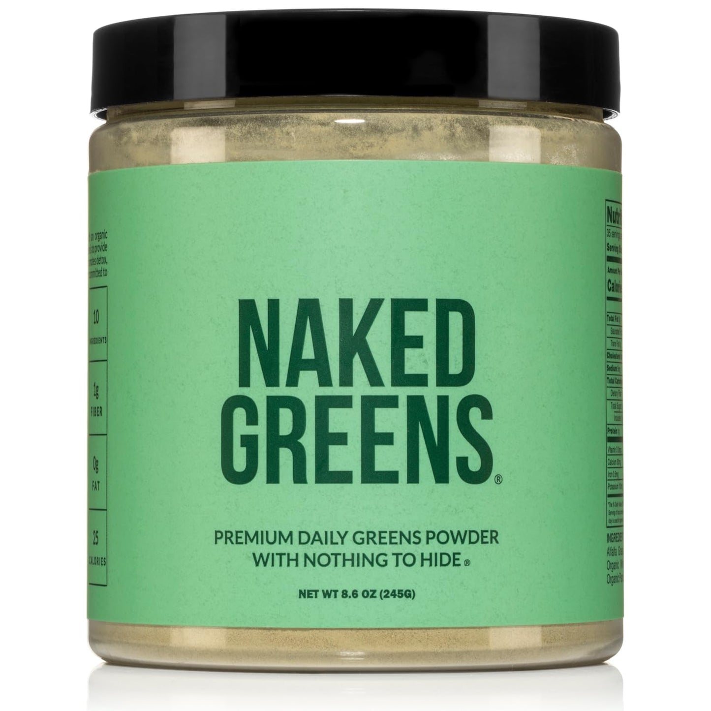 NAKED Super Greens Powder Organic Greens Supplement