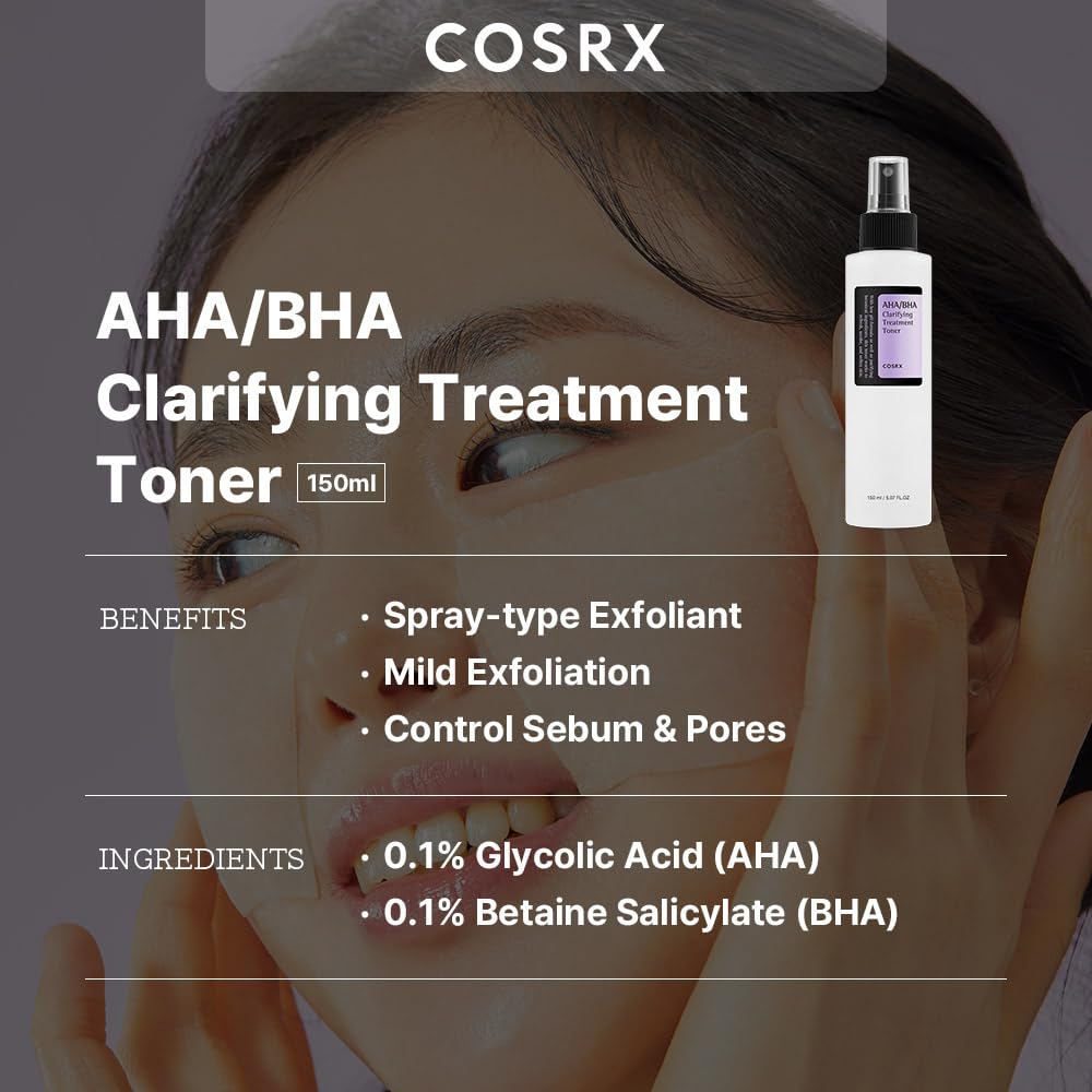COSRX AHA/BHA Treatment Toner Spray