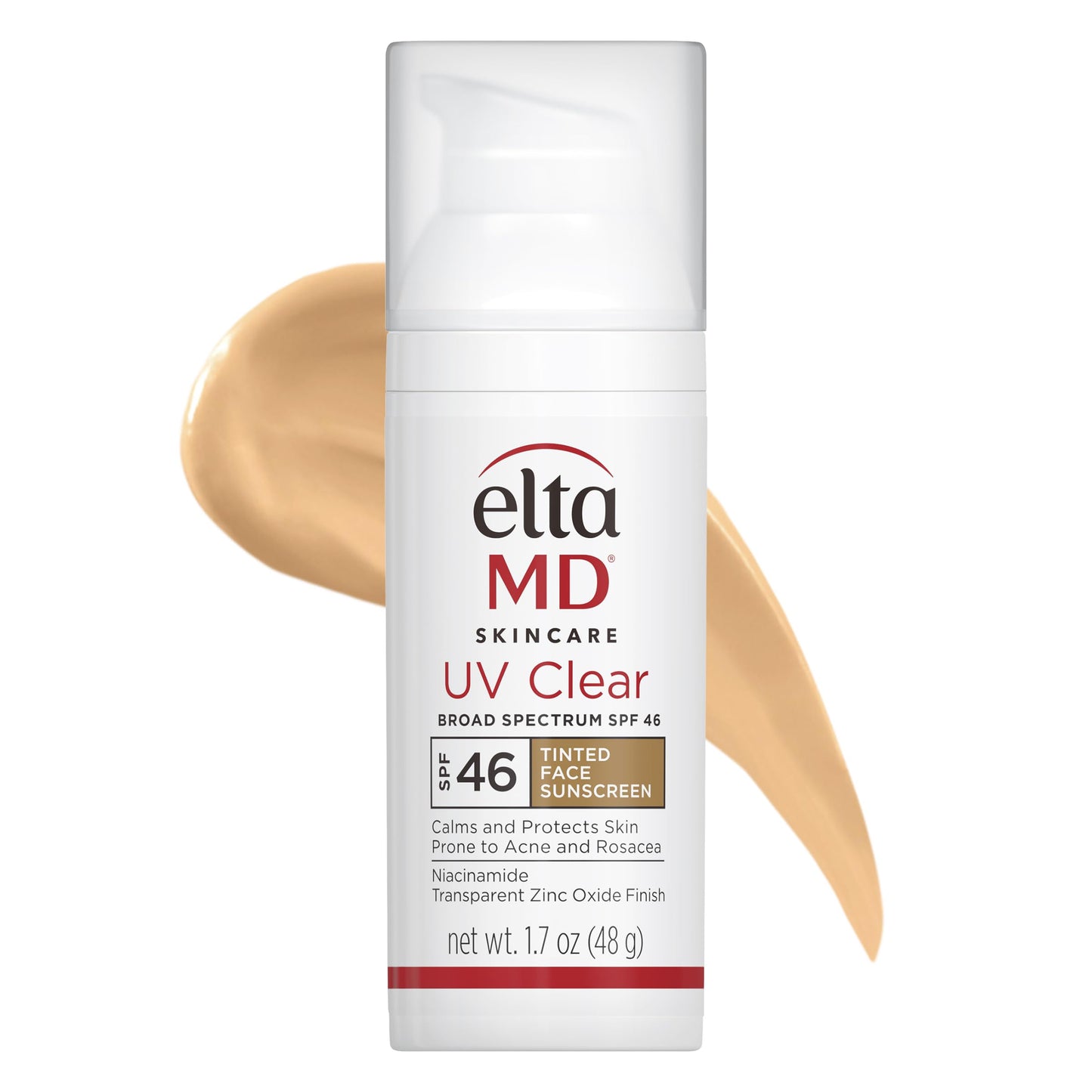 EltaMD UV Clear Face Sunscreen SPF 46, Oil-Free Sunscreen with Zinc Oxide, Dermatologist Recommended