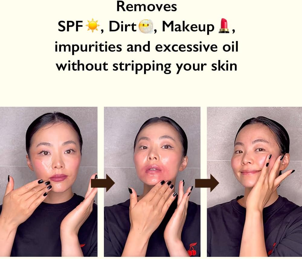 haruharu Wonder Black Rice Probiotics Barrier Essence & AHA Cleansing Gel & Cleansing Oil