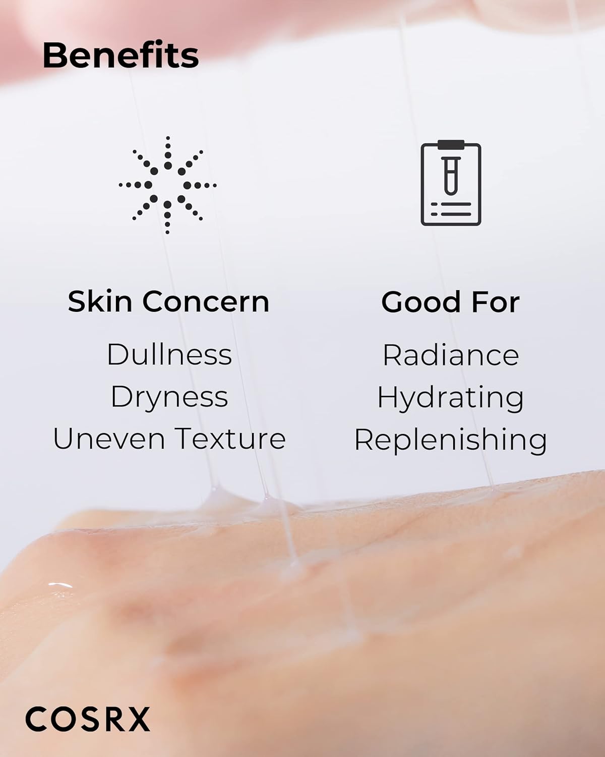 COSRX Niacinamide 5% + Snail Mucin 74% Dual Essence