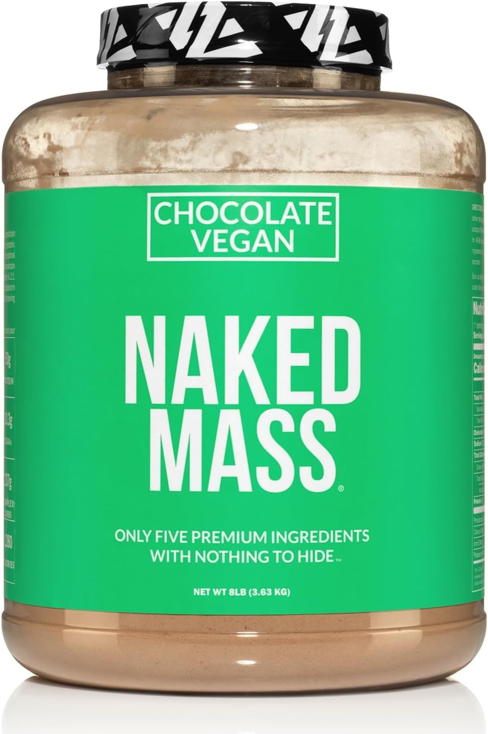 NAKED Vegan Mass - Natural Vegan Weight Gainer Protein Powder