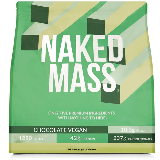 NAKED Vegan Mass - Natural Vegan Weight Gainer Protein Powder
