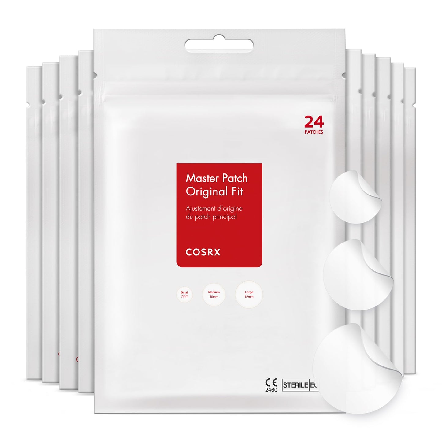 COSRX Acne Pimple Patch Absorbing Hydrocolloid Original (3 Sizes)