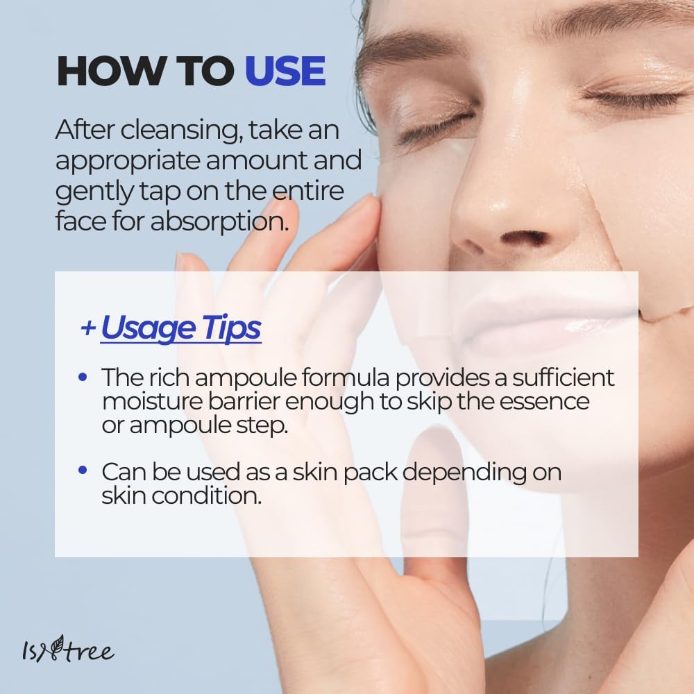 ISNTREE Hyaluronic Acid Toner Plus 200ml, 6.76 fl oz | Korean Skincare | Deep Hydration | 5 Types of Hyaluronic Acid | Ampoule Texture | for Dry & Sensitive Skin