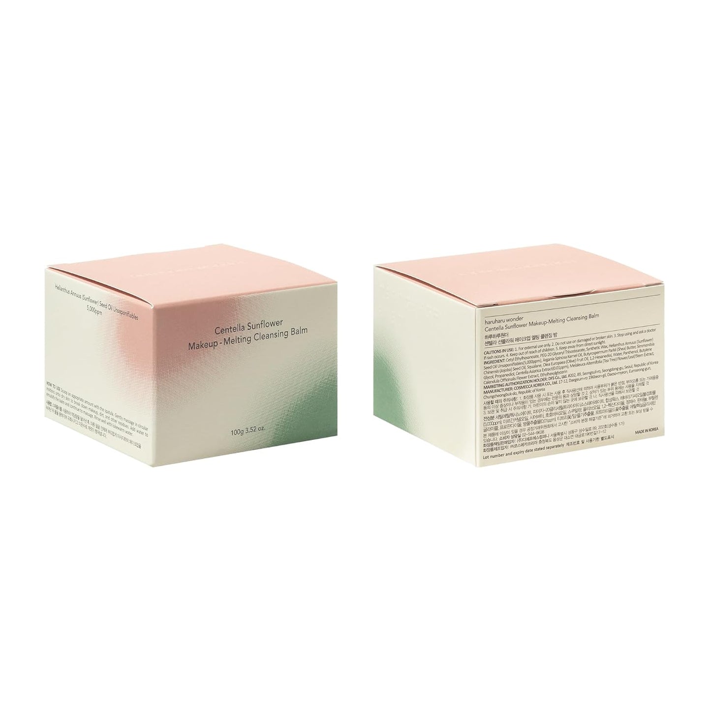 HARUHARU Wonder Centella Sunflower Makeup-Melting Cleansing Balm 100gr