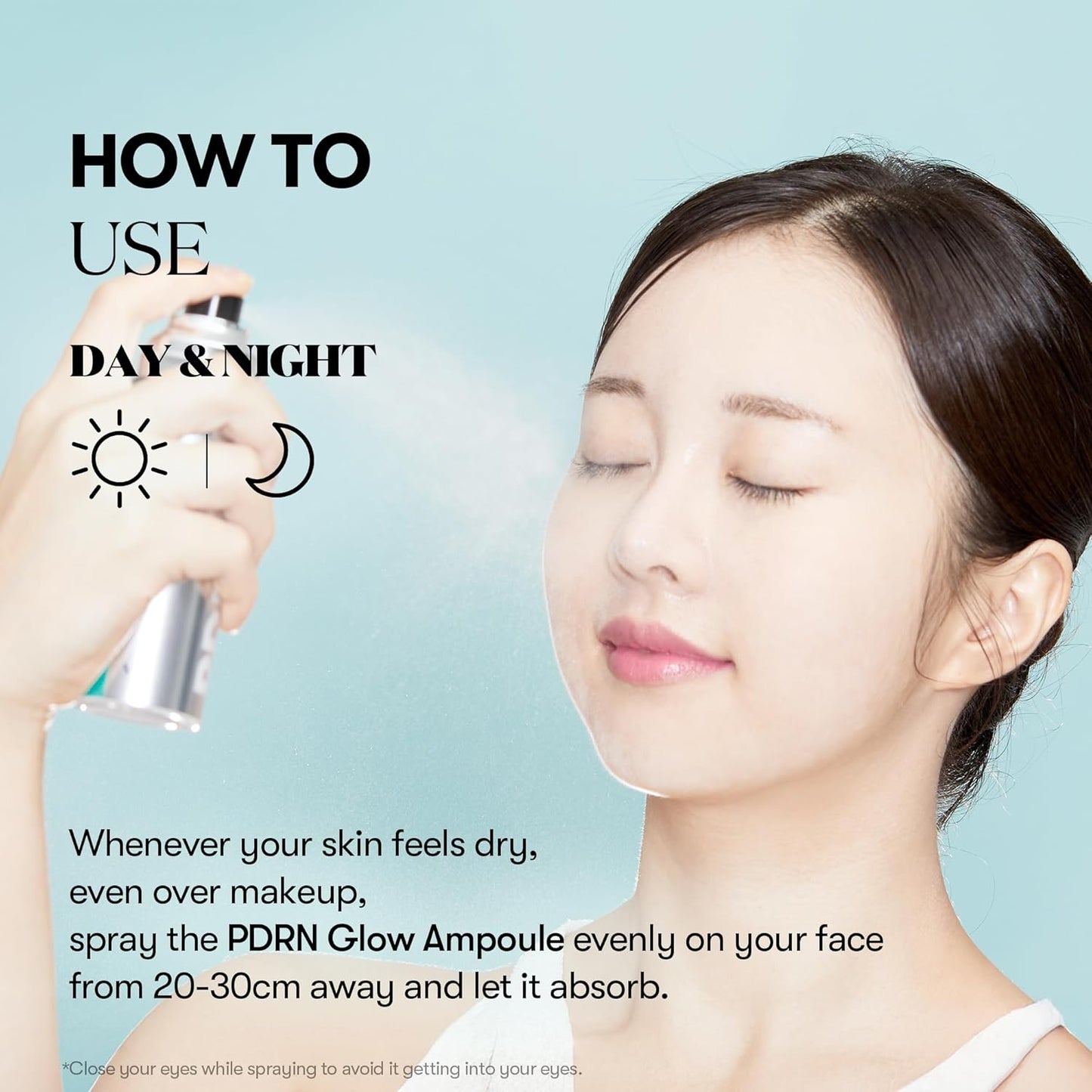 VT COSMETICS PDRN Glow Ampoule, PDRN Facial Mist