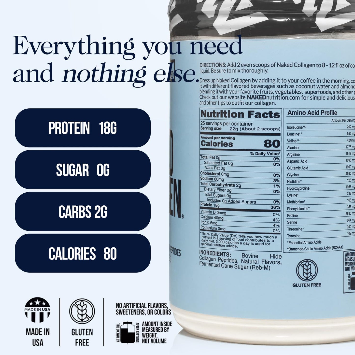 NAKED Collagen Peptides Powder