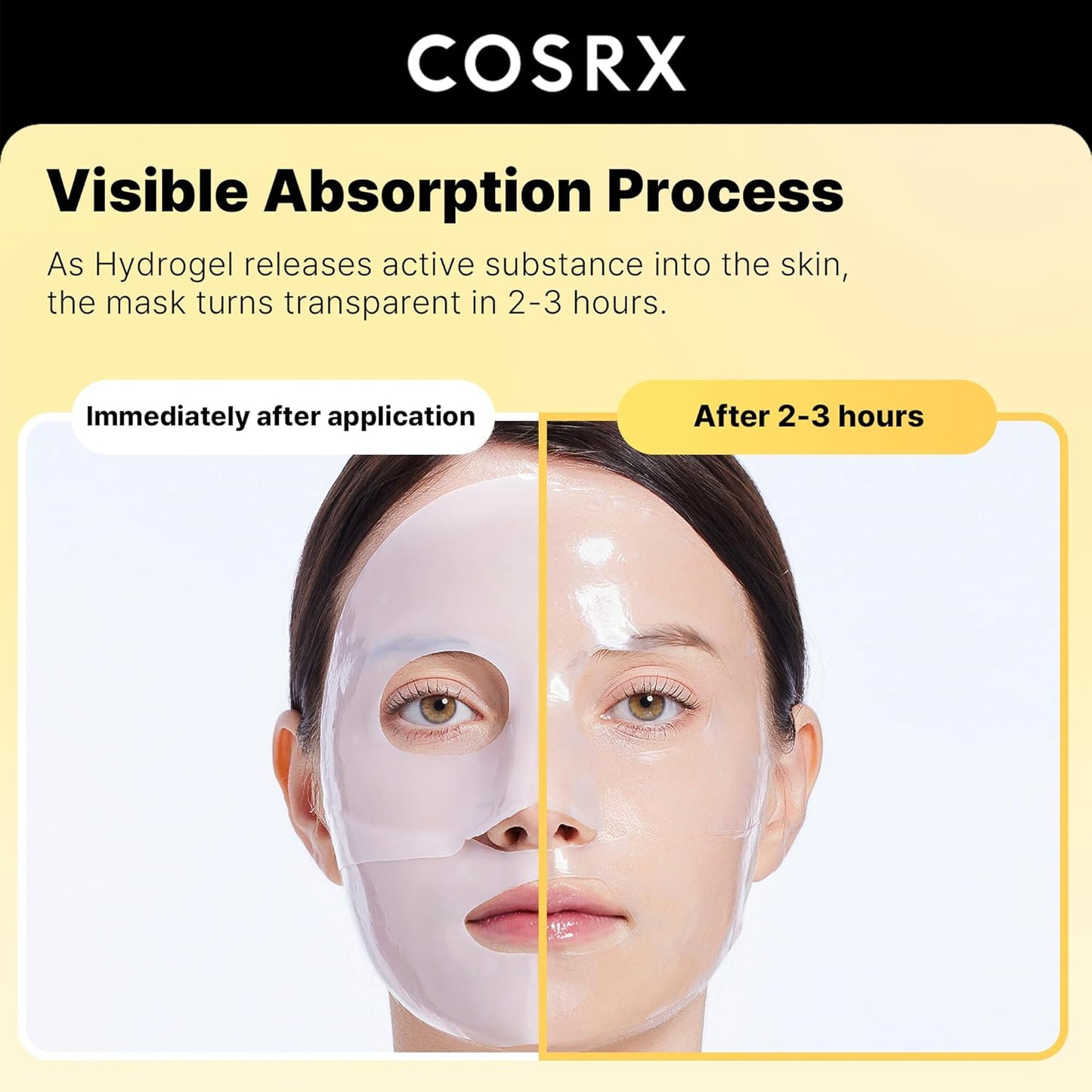 COSRX Advanced Snail Mucin Glass Glow Hydrogel Face Masks