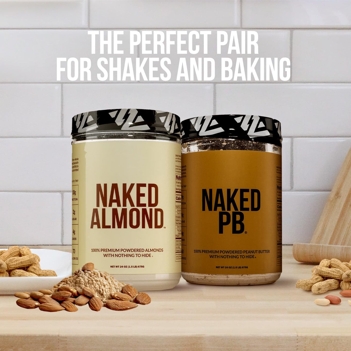 NAKED Almond Protein Powder from US Farms, Only 1 Ingredient